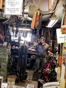 David rhodes working in the harness shop