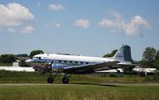 DC-3 Miss Virginia at Dynamic Aviation before its fly-over