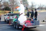A float at the Friends &amp; Family Parade