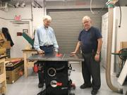 Don and Don Admiring the New Saw